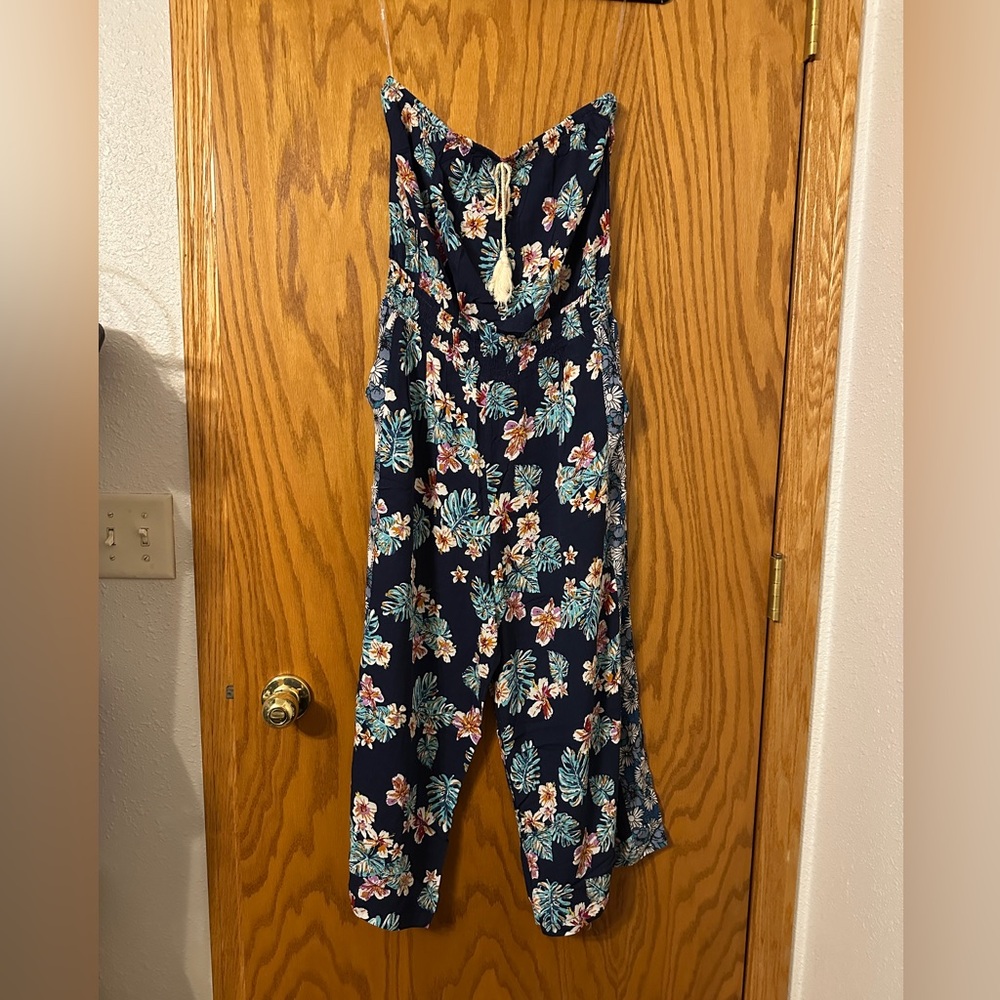 Hayden LA Strapless Floral Jumpsuit - NWT - Size S - Picture 2 of 10